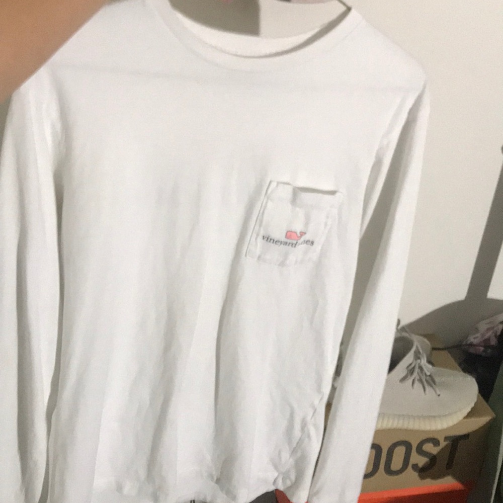 vineyard vines white long sleeve